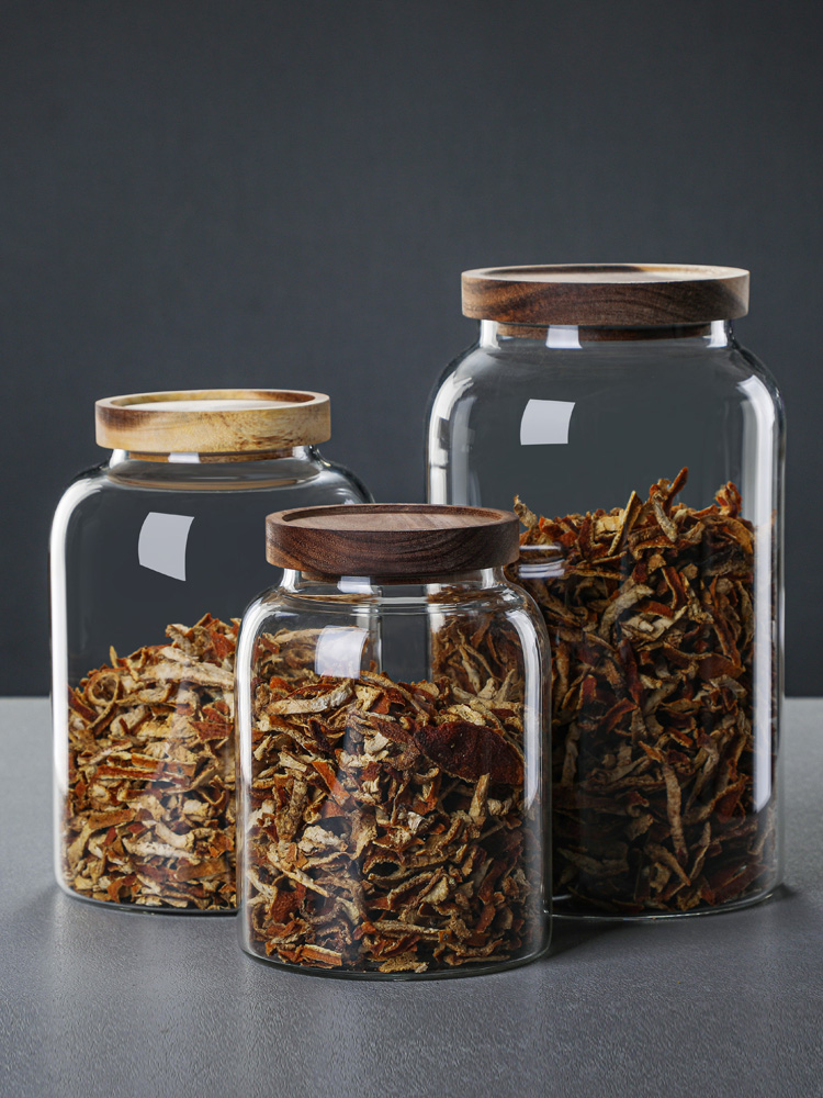 Food Storage Glass Set - Стеклянная банка для хранения с крышкой,