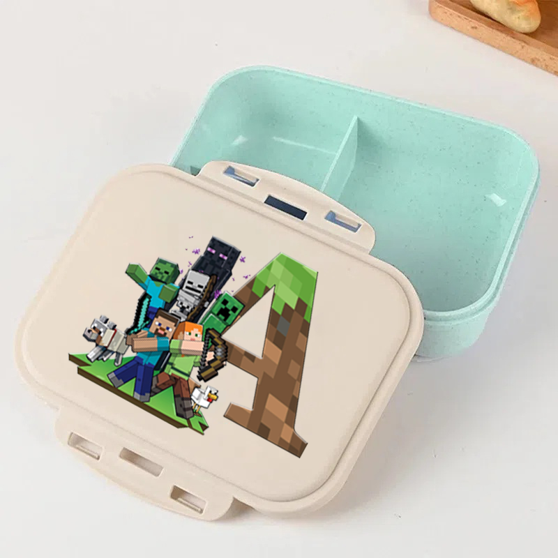 Food Storage Minecraft - Ланч-бокс в стиле Minecraft с пиксельным
