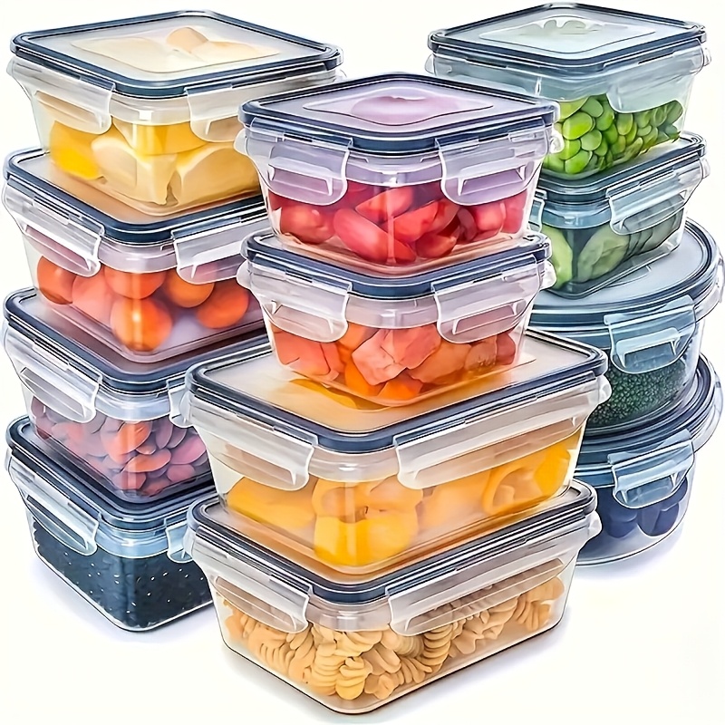 Food Storage With Dividers - Набор из 8 предметов: 4 контейнера
