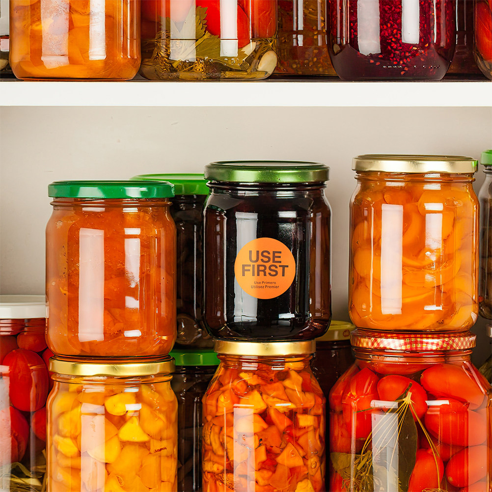 Food Storage For Restaurant - 4 рулона наклеек для контроля запасов,