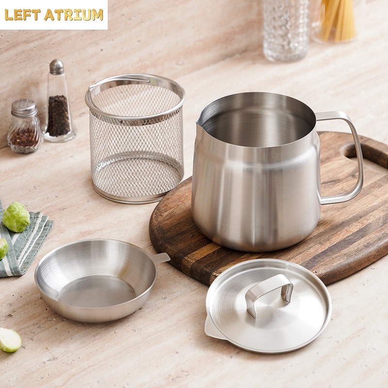 Herb Keeper Container - 2,0-литровый масляный фильтр из нержавеющей стали,