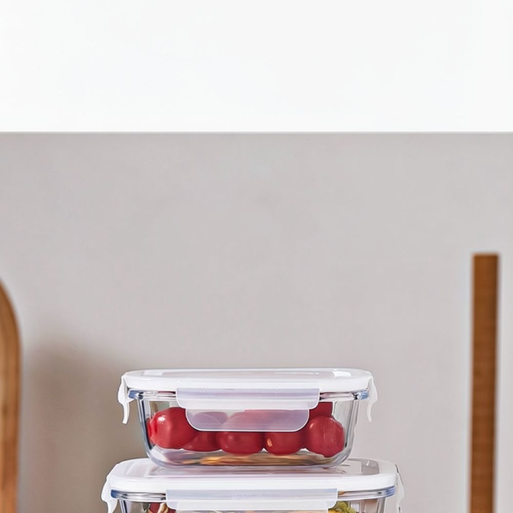 Food Storage With Dividers - Стеклянный ланч-бокс для еды с отделениями,