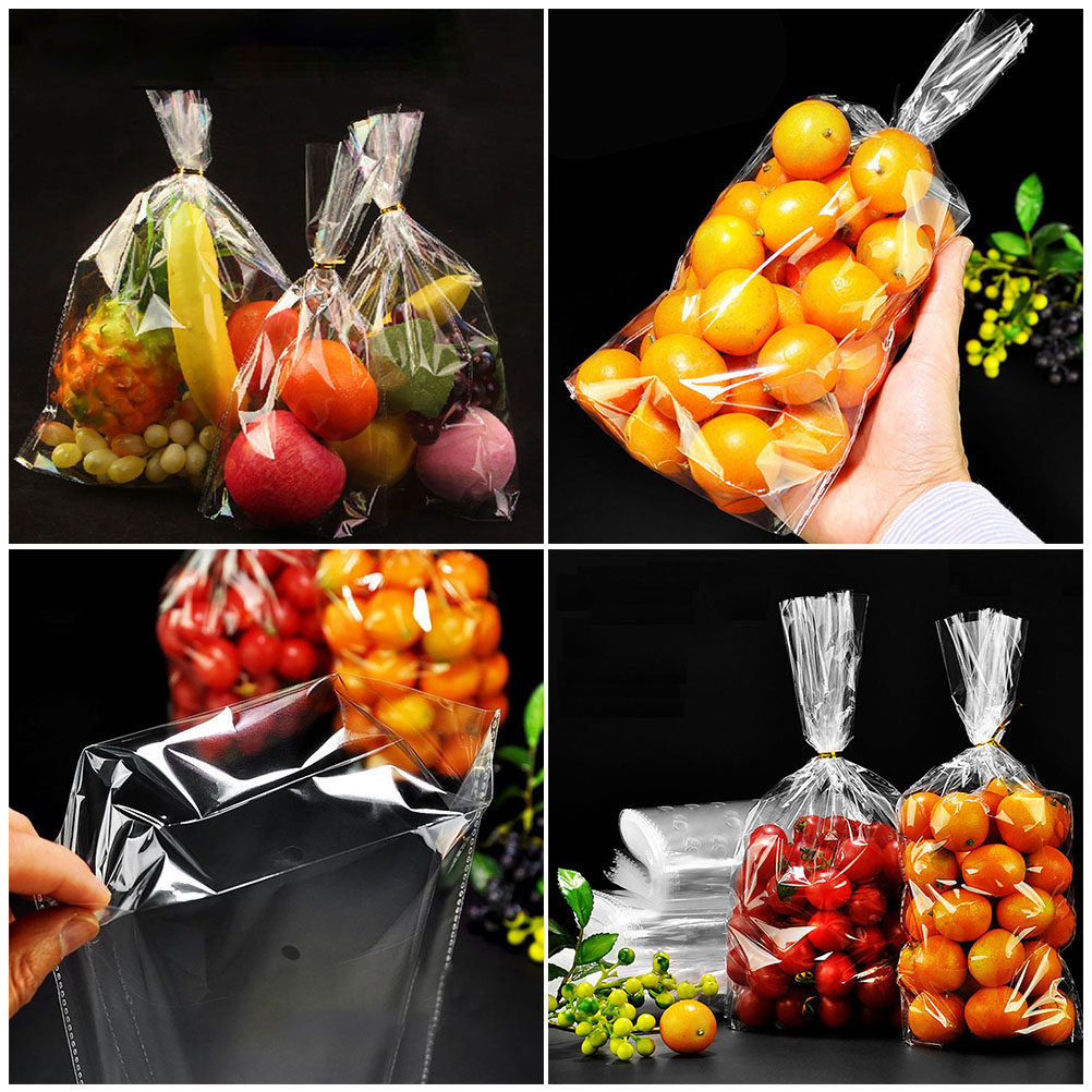 Food Storage Eco Friendly - 50 шт. Экологичные прозрачные плоские пакеты