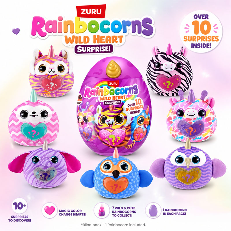 Food Storage Eggs - ZURU Rainocorns Wild Heart Surprise: Серия