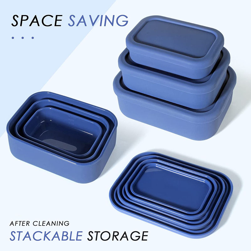 Food Storage Prep Containers - Устойчивый к протечкам ланч-бокс Bento многоразовый