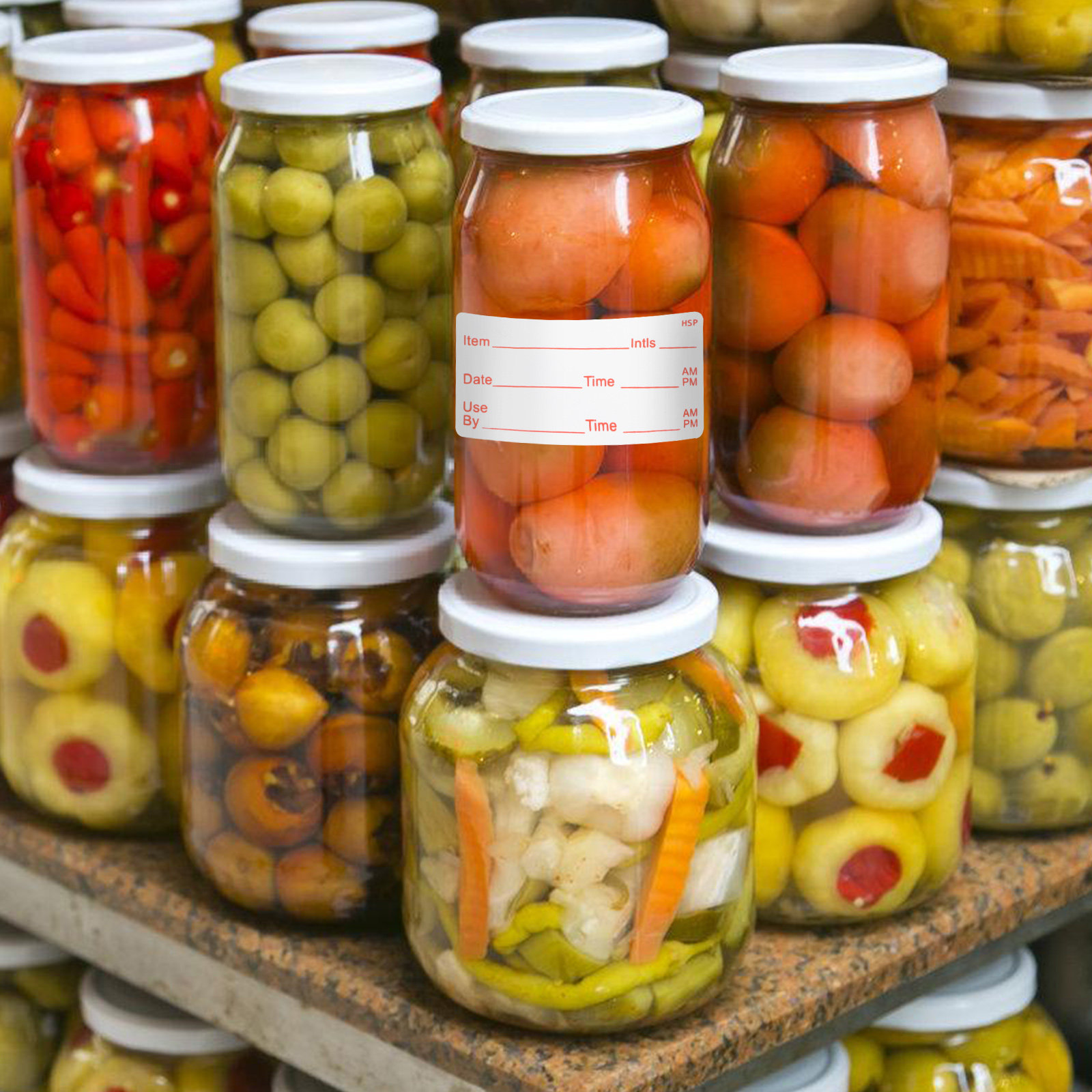 Food Storage For Restaurant - Этикетки для морозильной камеры, 1 рулон,