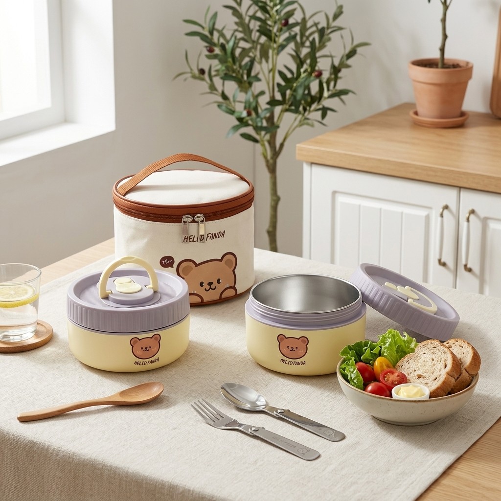 Food Storage Quart - Детский ланч-бокс из нержавеющей стали 304,