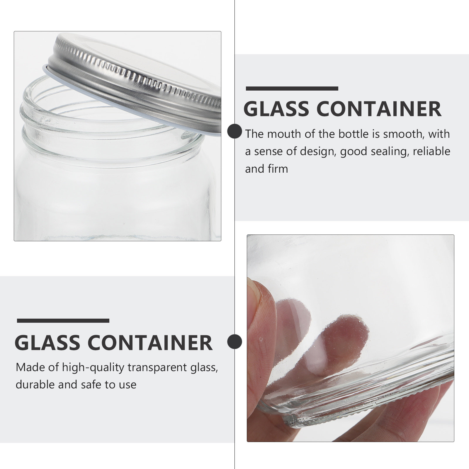 Набор из 6 стеклянных банок Ma – обзор и цена Food Storage Glass Set