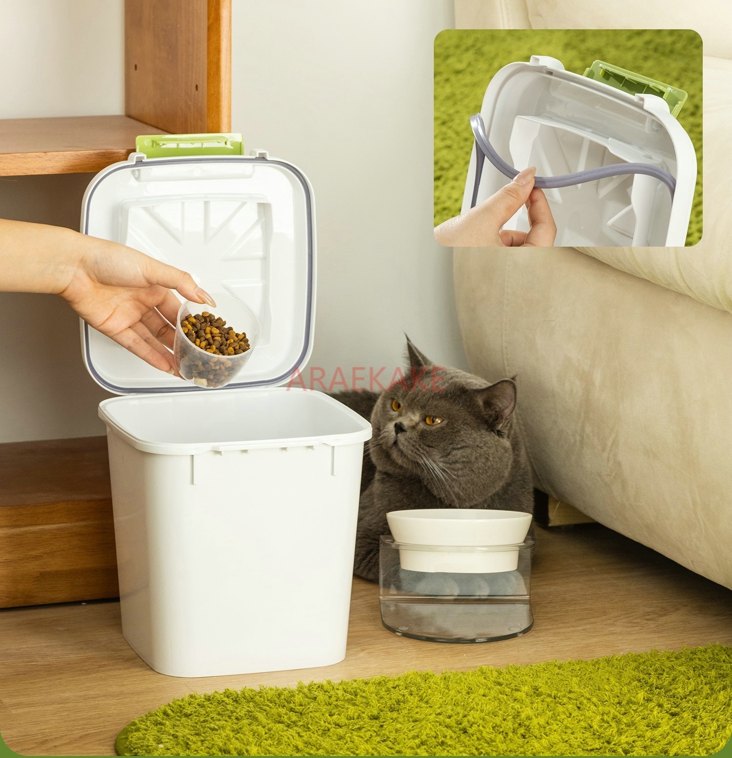 Ведро для корма для кошек, хра – обзор и цена Food Storage For Dog