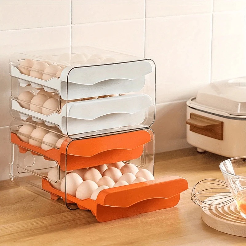 Двухслойный ящик для хранения  – обзор и цена Food Storage Eggs