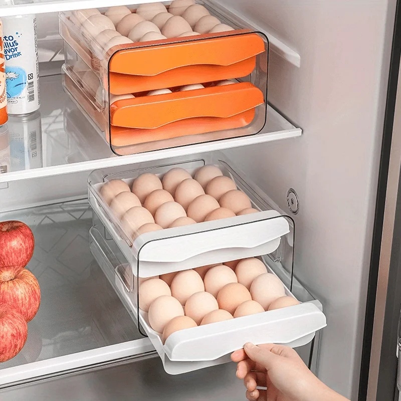 Двухслойный ящик для хранения  – обзор и цена Food Storage Eggs