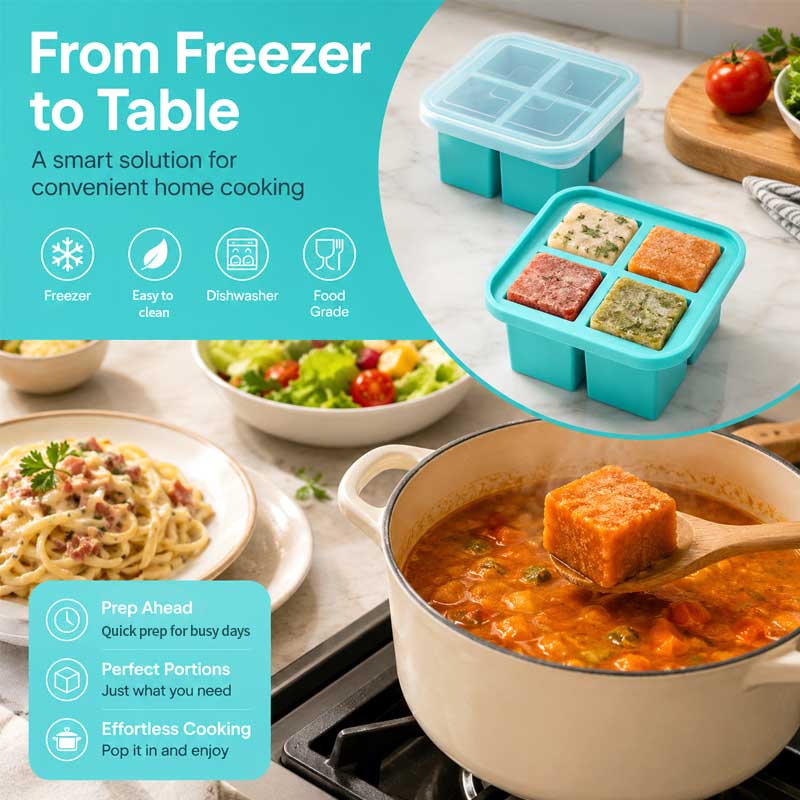 Силиконовый контейнер для хран – обзор и цена Food Storage Prep Containers