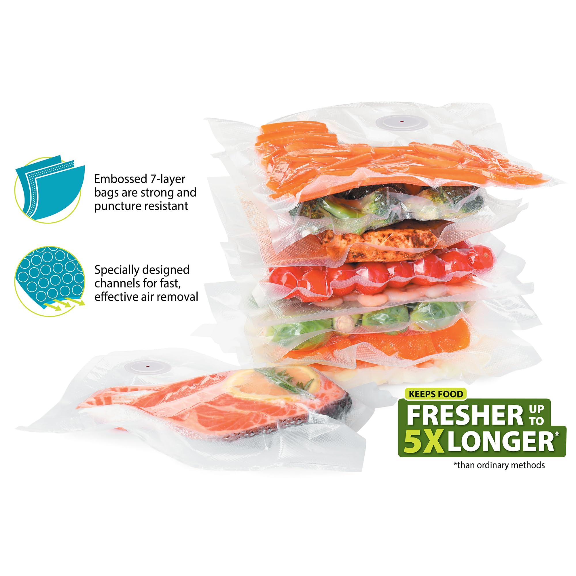 Улучшенная версия: набор вакуу – обзор и цена Food Storage Vacuum Seal Bags