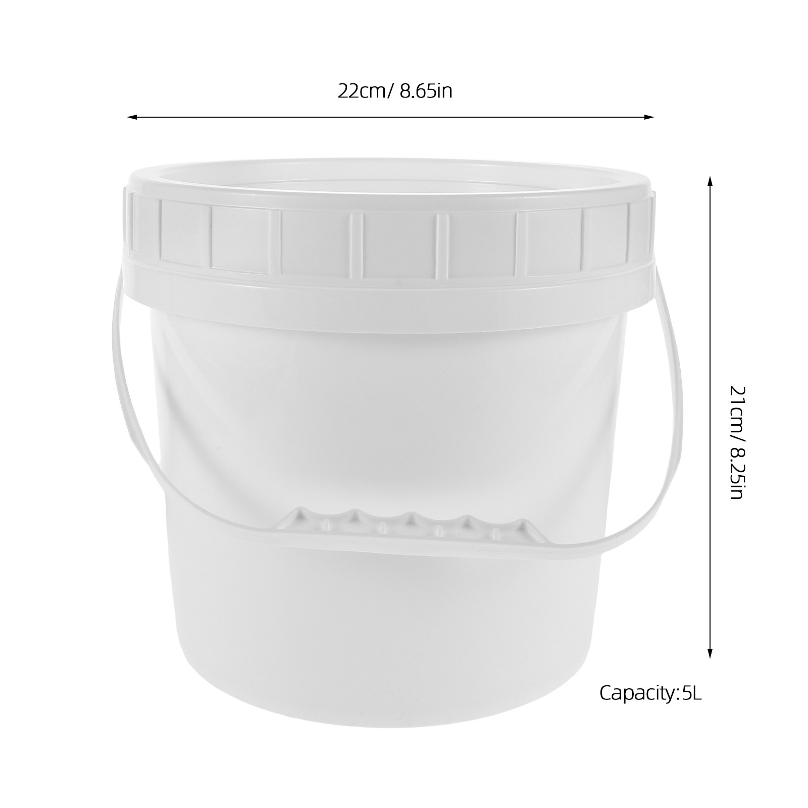 5-литровое белое пластиковое в – обзор и цена Food Storage For Restaurant