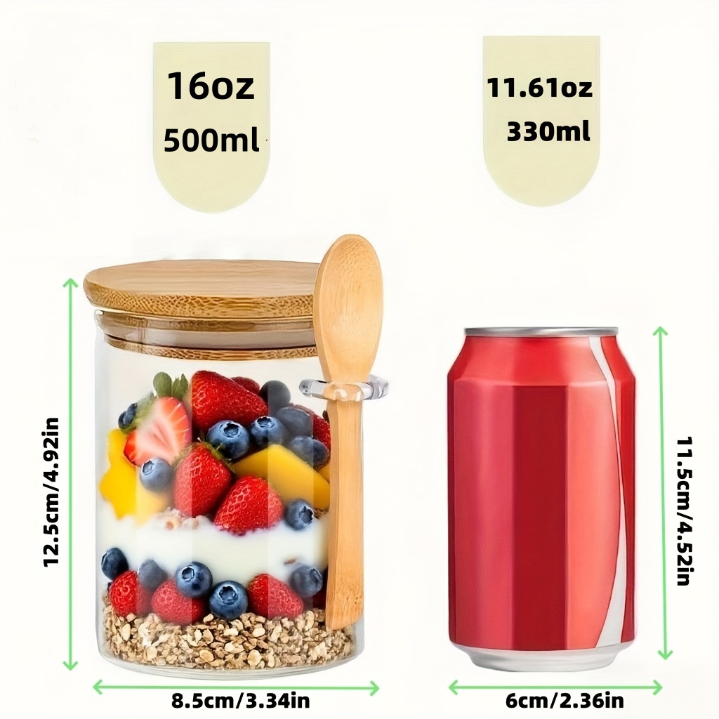 Набор стеклянных стаканов для  – обзор и цена Food Storage With Scoop