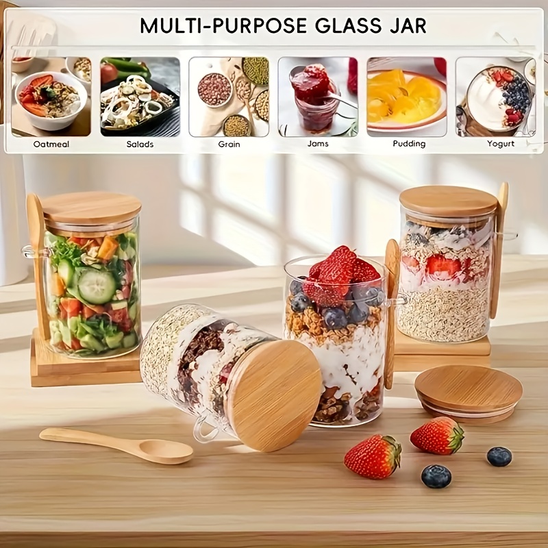 Набор стеклянных стаканов для  – обзор и цена Food Storage With Scoop
