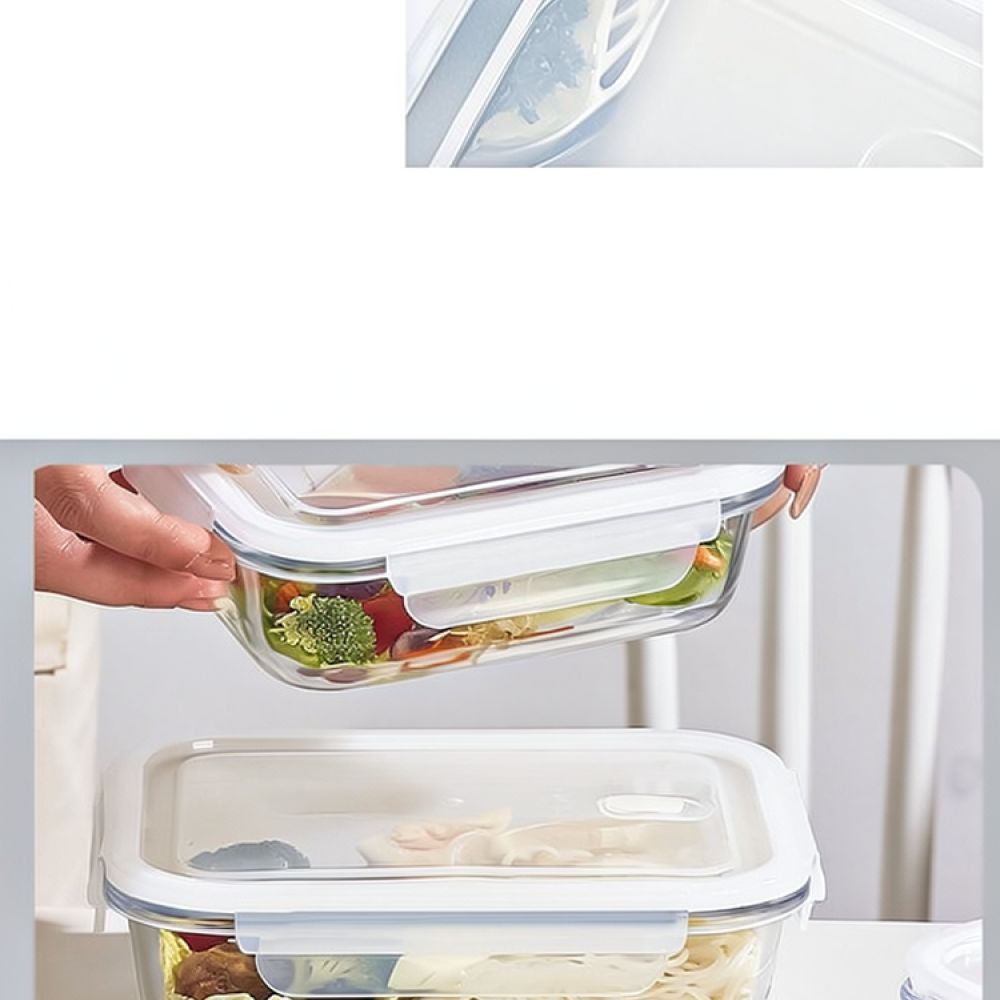 Стеклянный ланч-бокс для еды с – обзор и цена Food Storage With Dividers