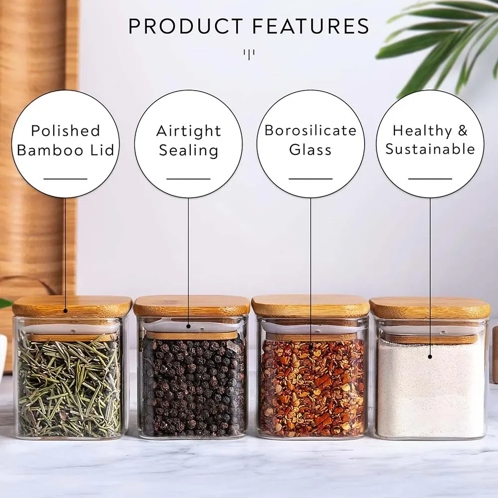 Набор стеклянных баночек для с – обзор и цена Food Storage Glass Set