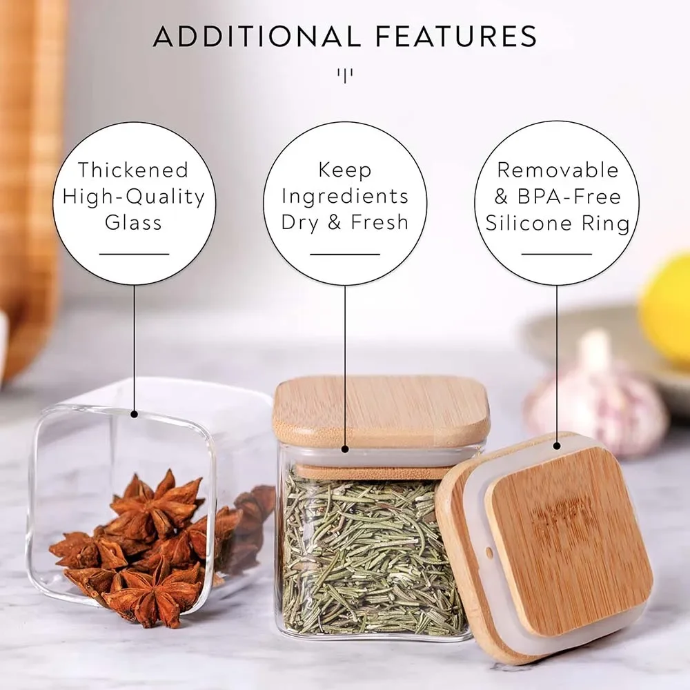 Набор стеклянных баночек для с – обзор и цена Food Storage Glass Set