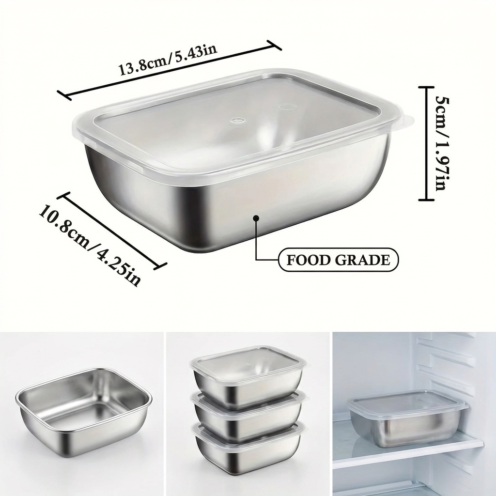 5 шт. контейнеров для хранения – обзор и цена Food Storage Prep Containers