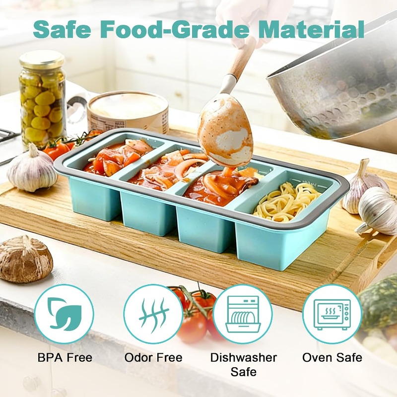 Силиконовые формы для заморозк – обзор и цена Food Storage Prep Containers