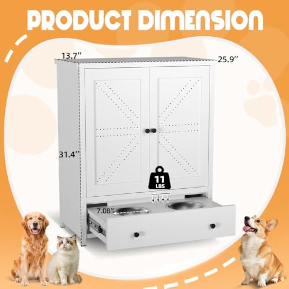 Металлическая кормушка для дом – обзор и цена Food Storage For Dog