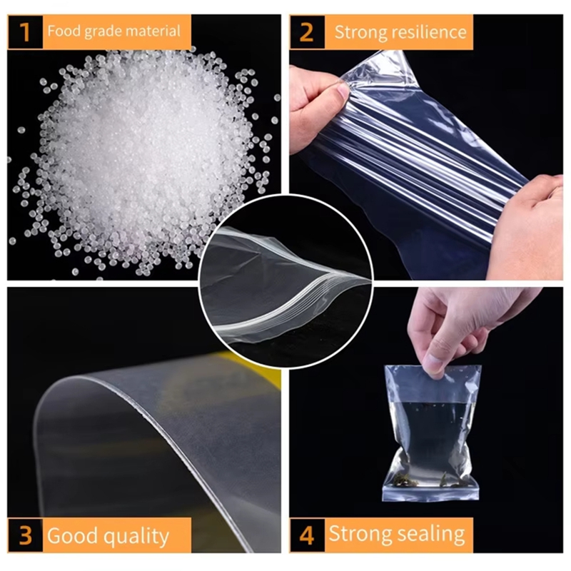 100 шт. прозрачных пакетов с з – обзор и цена Food Storage Vacuum Seal Bags