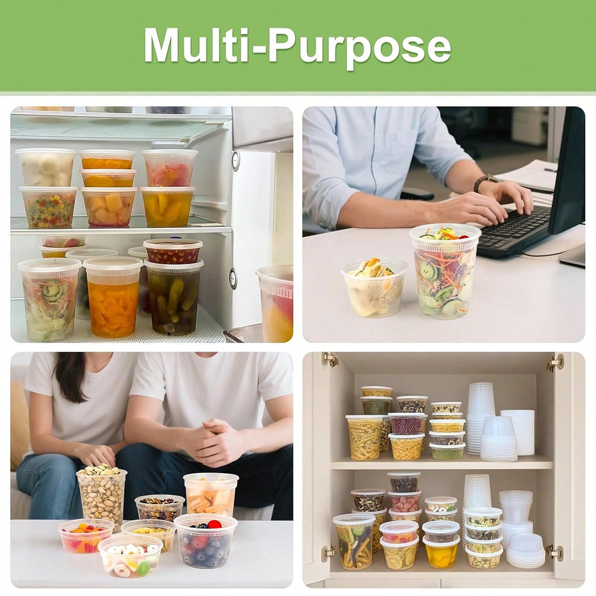 24 контейнера для хранения про – обзор и цена Food Storage Prep Containers